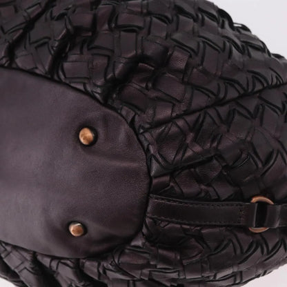 Miu Miu Hobo Woven Leather, Purple, Leather, Handbag