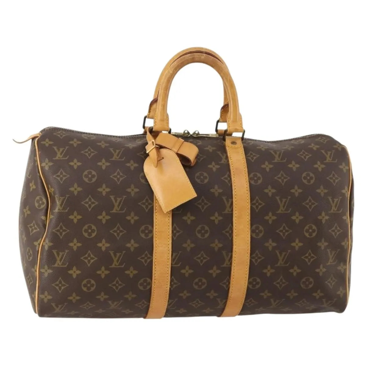 Louis Vuitton Keepall Monogram Canvas, Brown, Canvas, Travel Bag