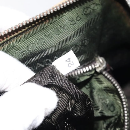 Prada Promenade Tote Canvas and Leather, Beige, Canvas, Shoulder Bag