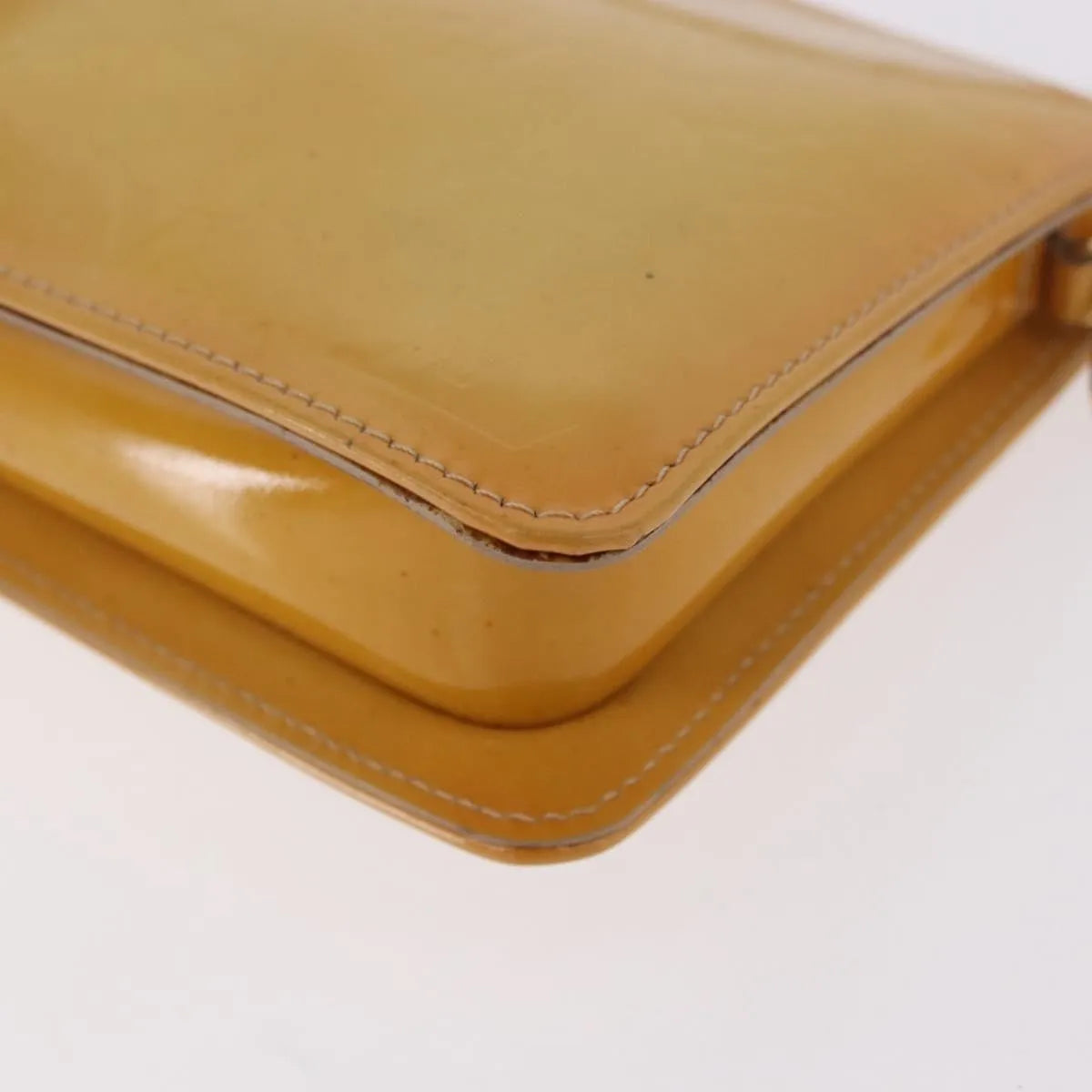Louis Vuitton Lexington Pochette Patent Leather, Beige, Patent Leather, Clutch