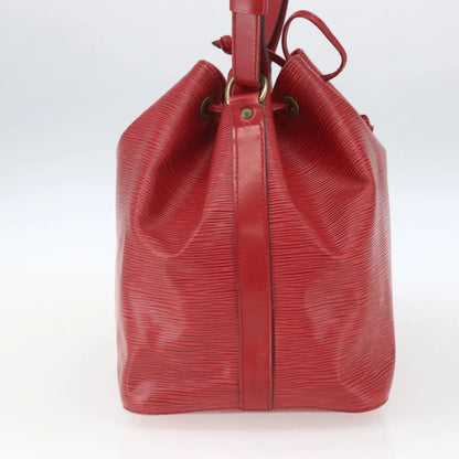 Louis Vuitton Petit Noe Epi Leather, Red, Leather, Shoulder Bag