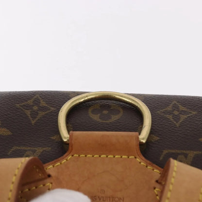 Louis Vuitton Montsouris Monogram, Brown, Canvas, Backpack