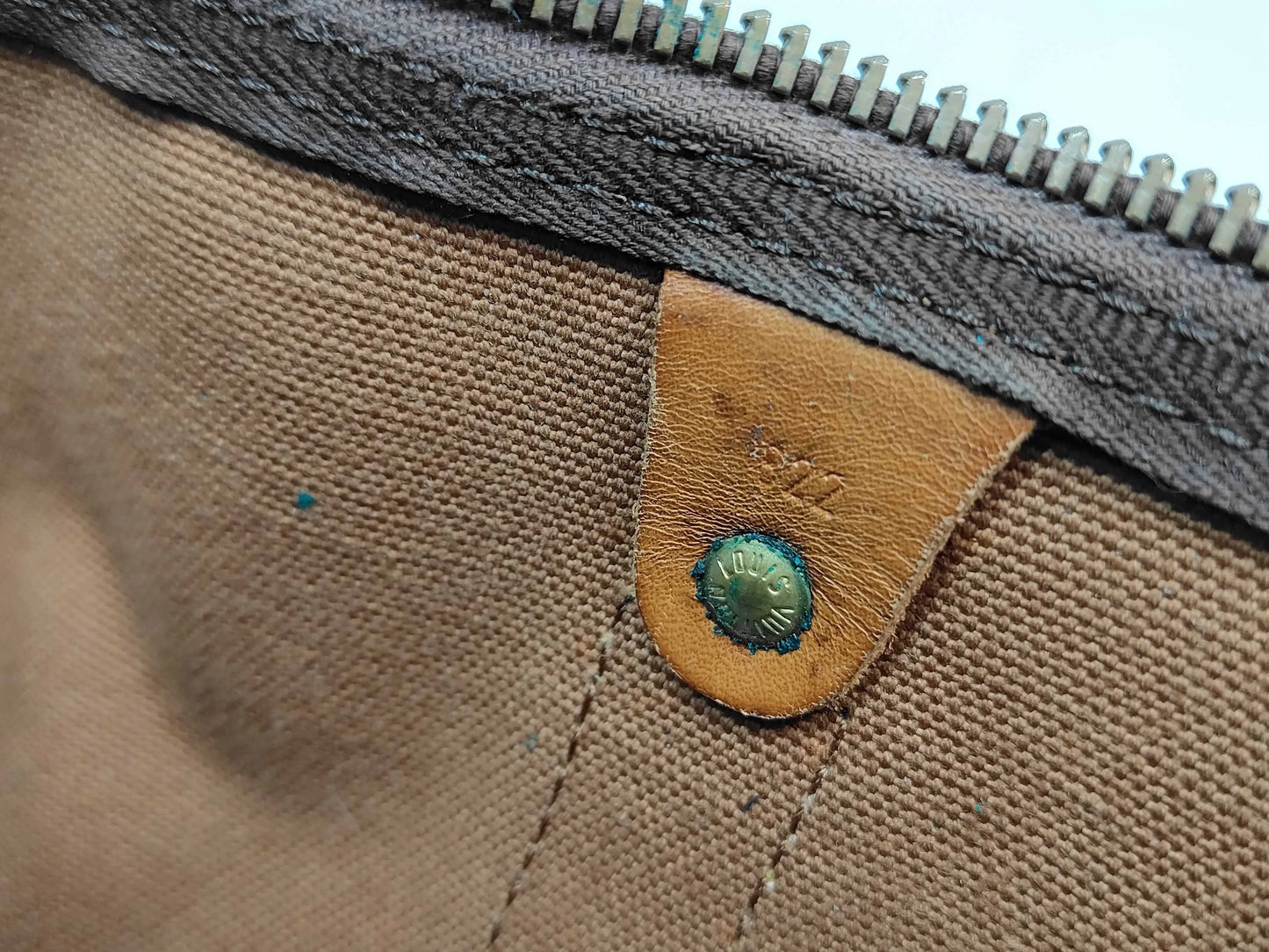 Louis Vuitton Keepall Monogram Canvas, Brown, Canvas, Travel Bag