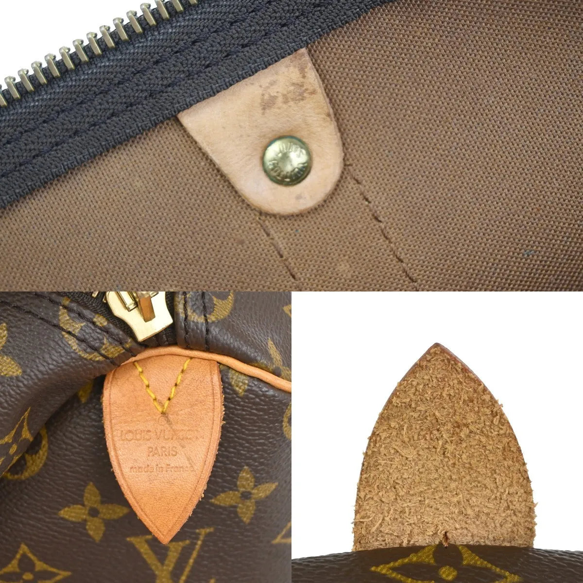 Louis Vuitton Keepall Monogram, Brown, Canvas, Travel Bag