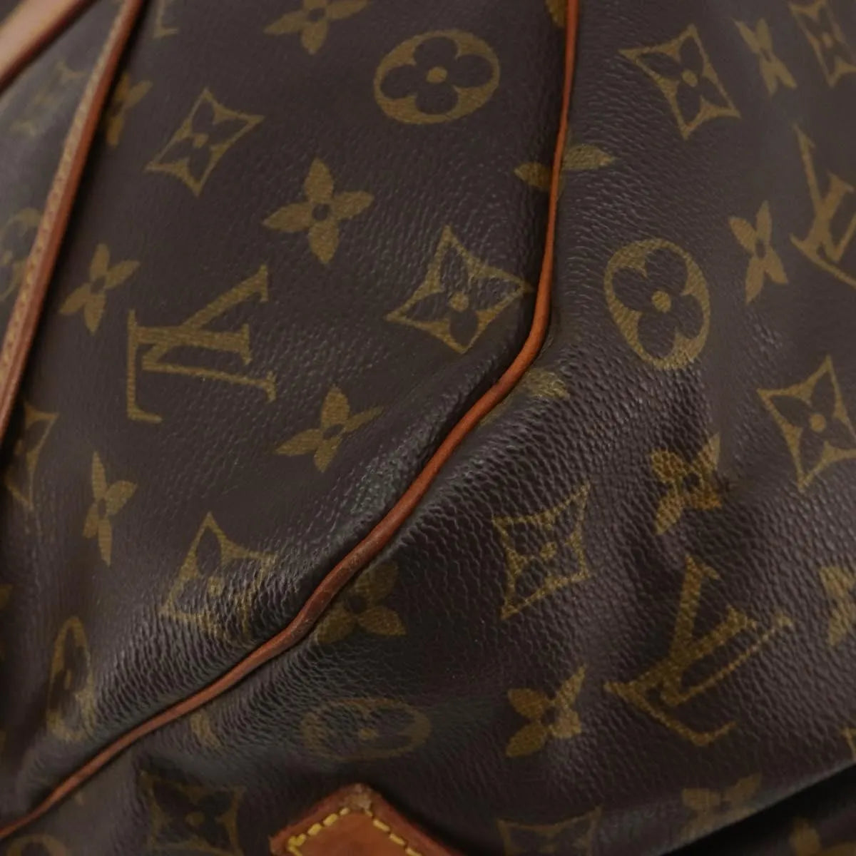 Louis Vuitton Saumur Monogram Canvas, Brown, Canvas, Shoulder Bag