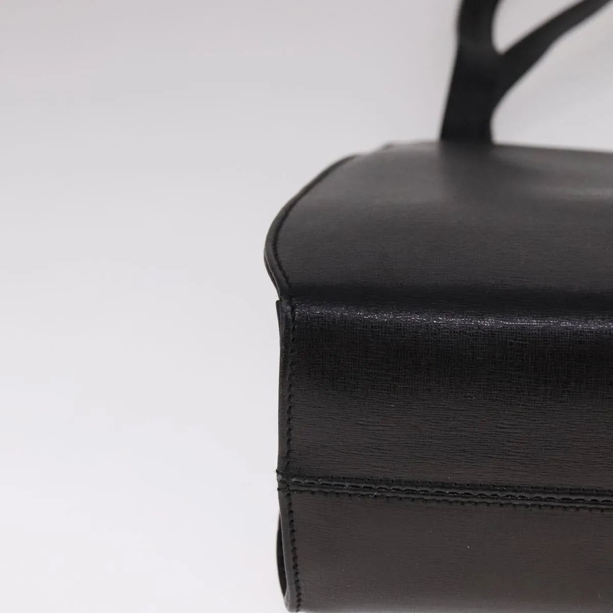 Salvatore Ferragamo Vintage Leather, Black, Leather, Shoulder Bag