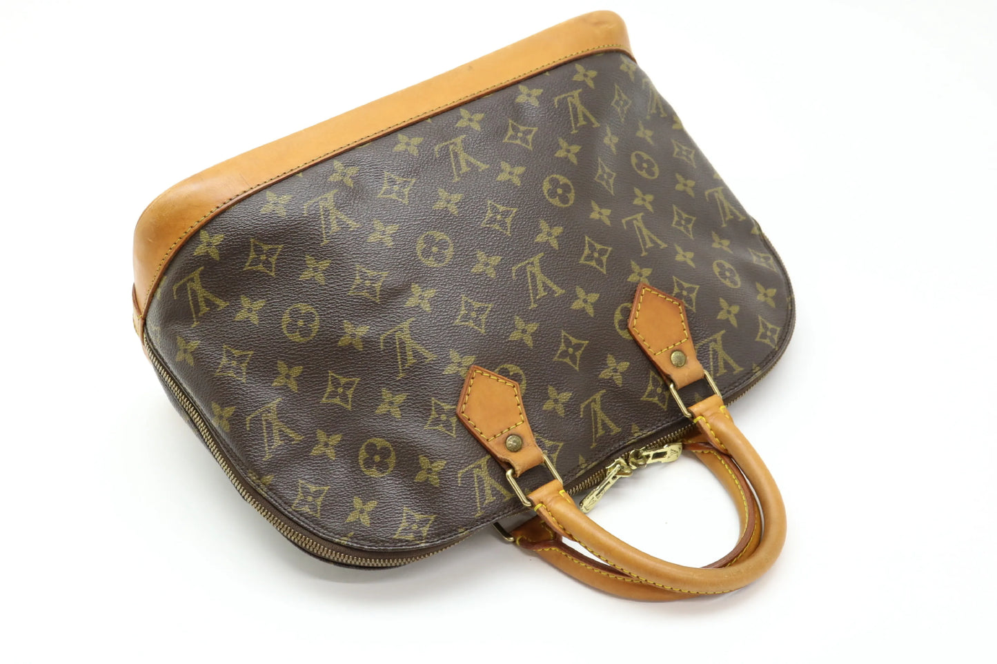 Louis Vuitton Vintage Alma Monogram Canvas, Brown, Canvas, Handbag