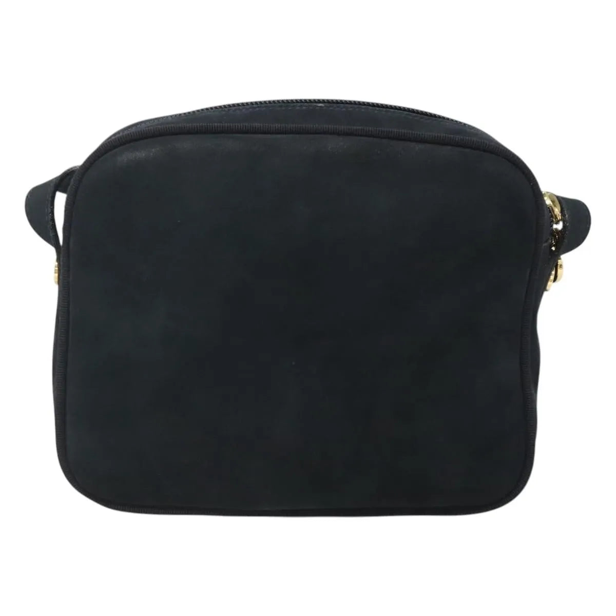 Salvatore Ferragamo Vara Bow camera Suede, Navy, Suede, Shoulder Bag