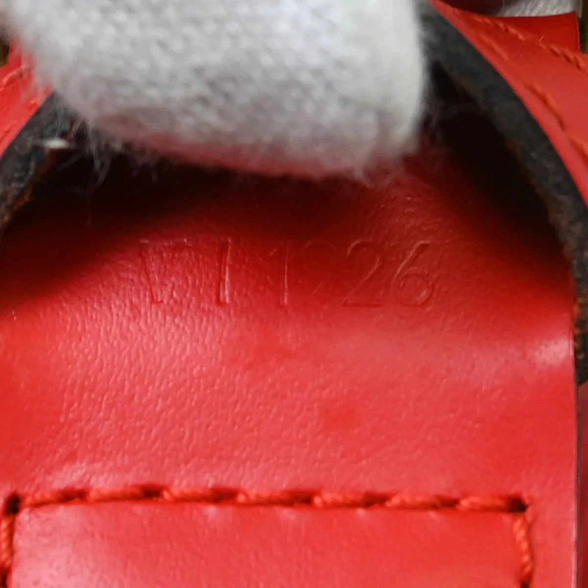 Louis Vuitton Vintage Sac d'Epaule Handbag Epi, Red, Leather, Shoulder Bag