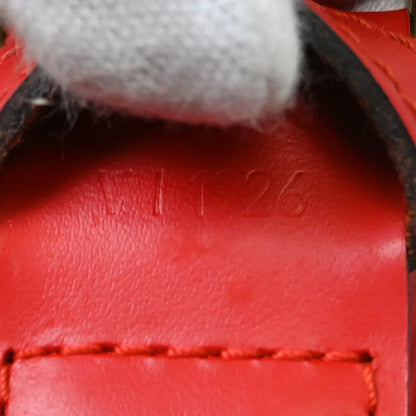 Louis Vuitton Vintage Sac d'Epaule Handbag Epi, Red, Leather, Shoulder Bag
