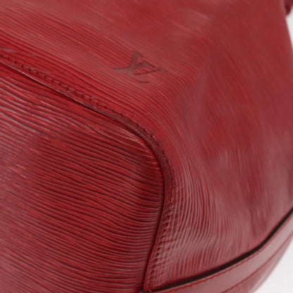 Louis Vuitton Petit Noe Epi Leather, Red, Leather, Shoulder Bag