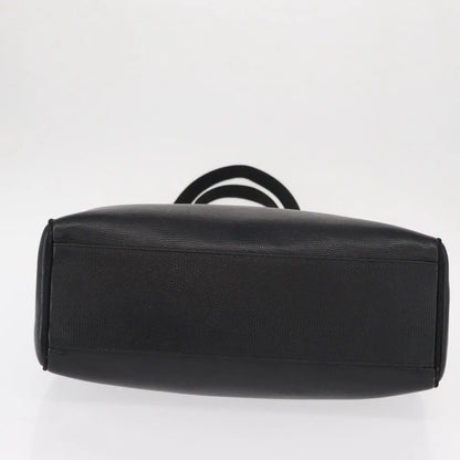 Salvatore Ferragamo Vintage Vara Bow Tote Lizard Embossed Leather, Black, Leather, Tote Bag