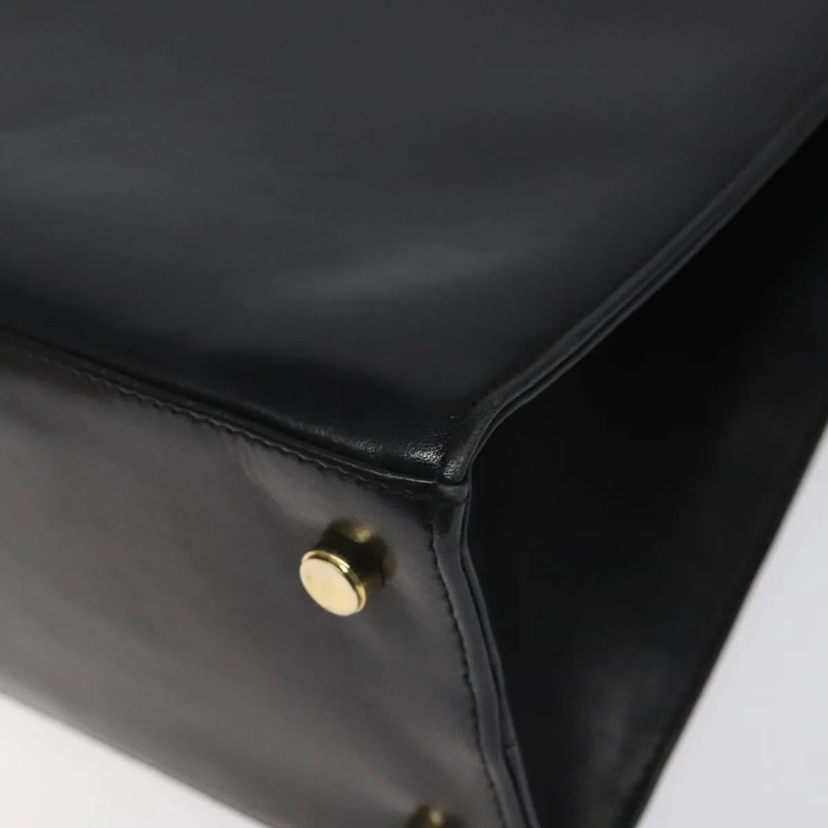 Salvatore Ferragamo Vala Leather, Black, Leather, Shoulder Bag