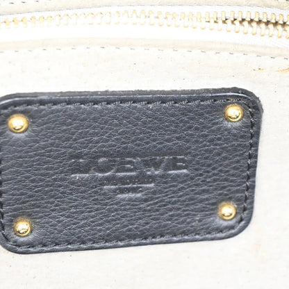 Loewe Anagram Logo Nappa Aire Hand Leather, Black, Leather, Handbag