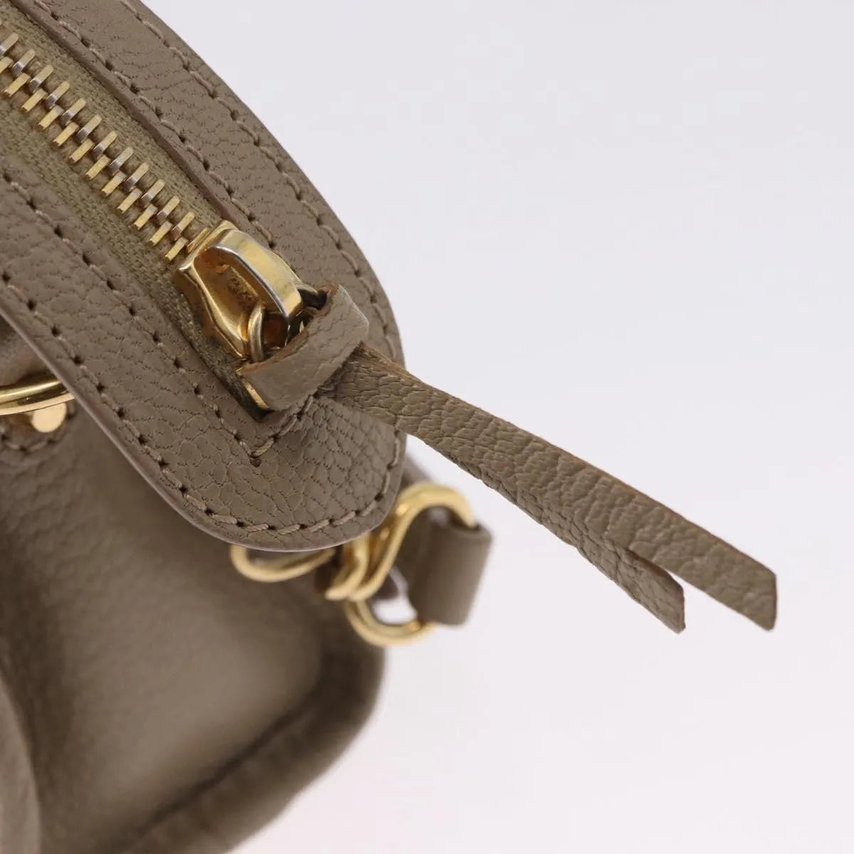 Balenciaga City Classic Studs Leather, Beige, Leather, Handbag