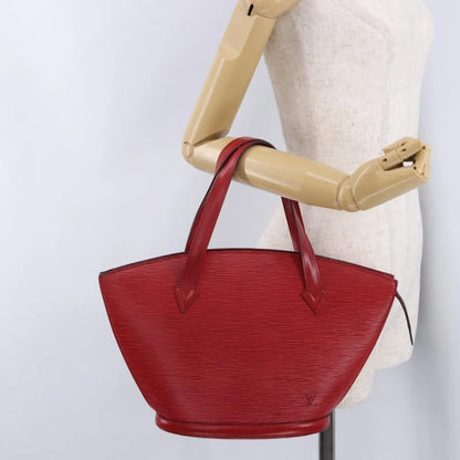 Louis Vuitton Saint Jacques Epi, Red, Leather, Handbag