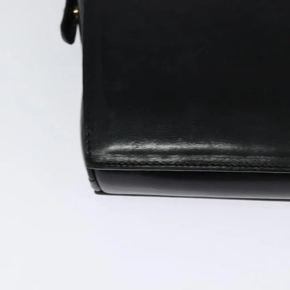 Celine Vintage Leather, Black, Leather, Shoulder Bag