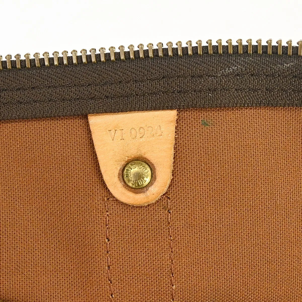 Louis Vuitton Keepall Monogram, Brown, Canvas, Travel Bag