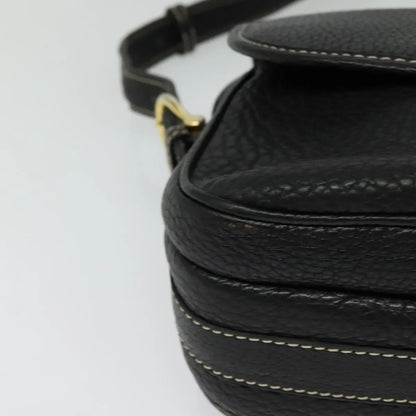 Celine Vintage Leather, Black, Leather, Shoulder Bag
