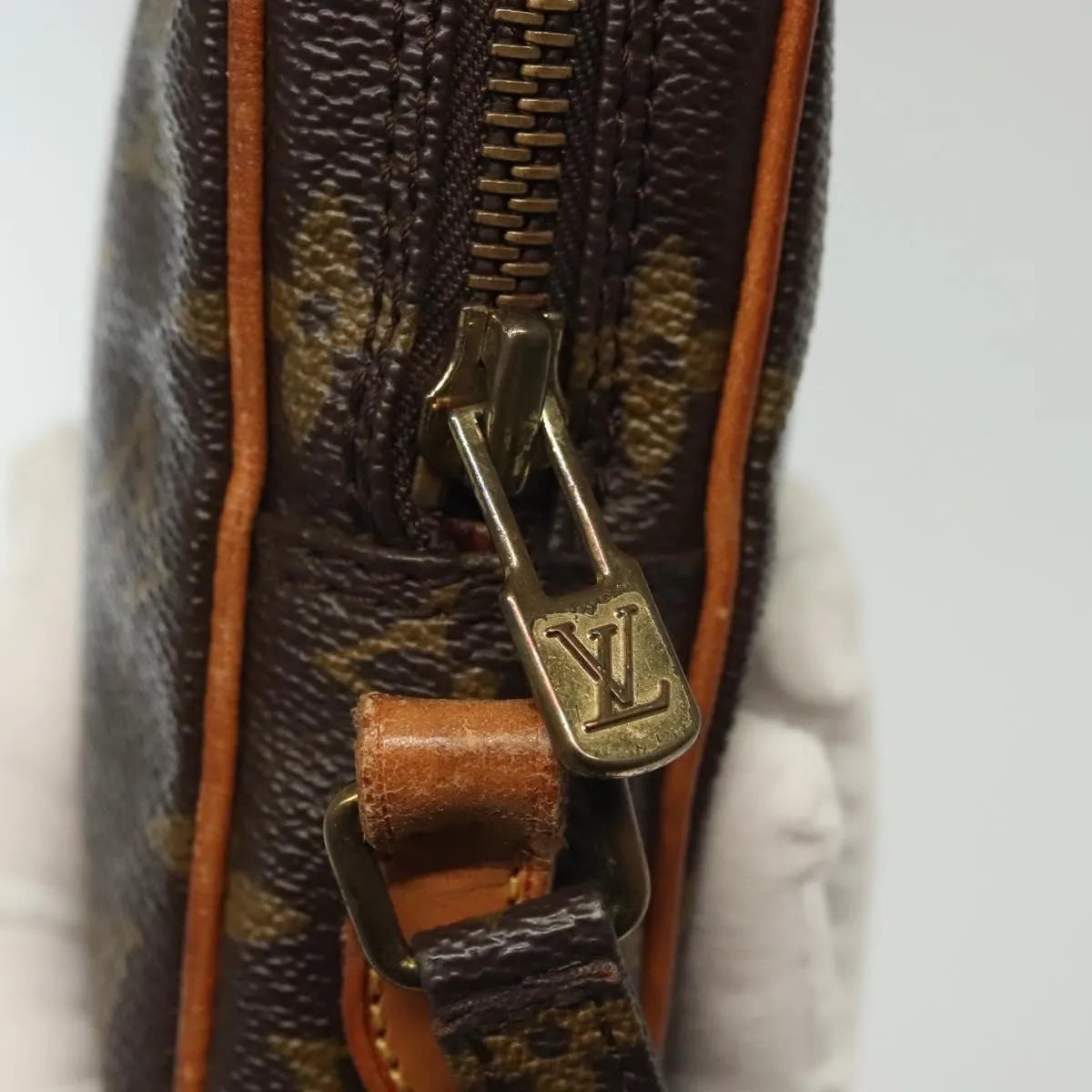 Louis Vuitton Danube Monogram Canvas, Brown, Canvas, Shoulder Bag