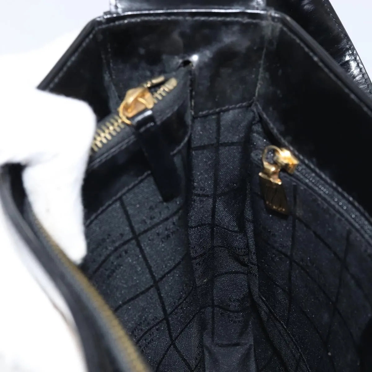 Celine Vintage Leather, Black, Leather, Shoulder Bag