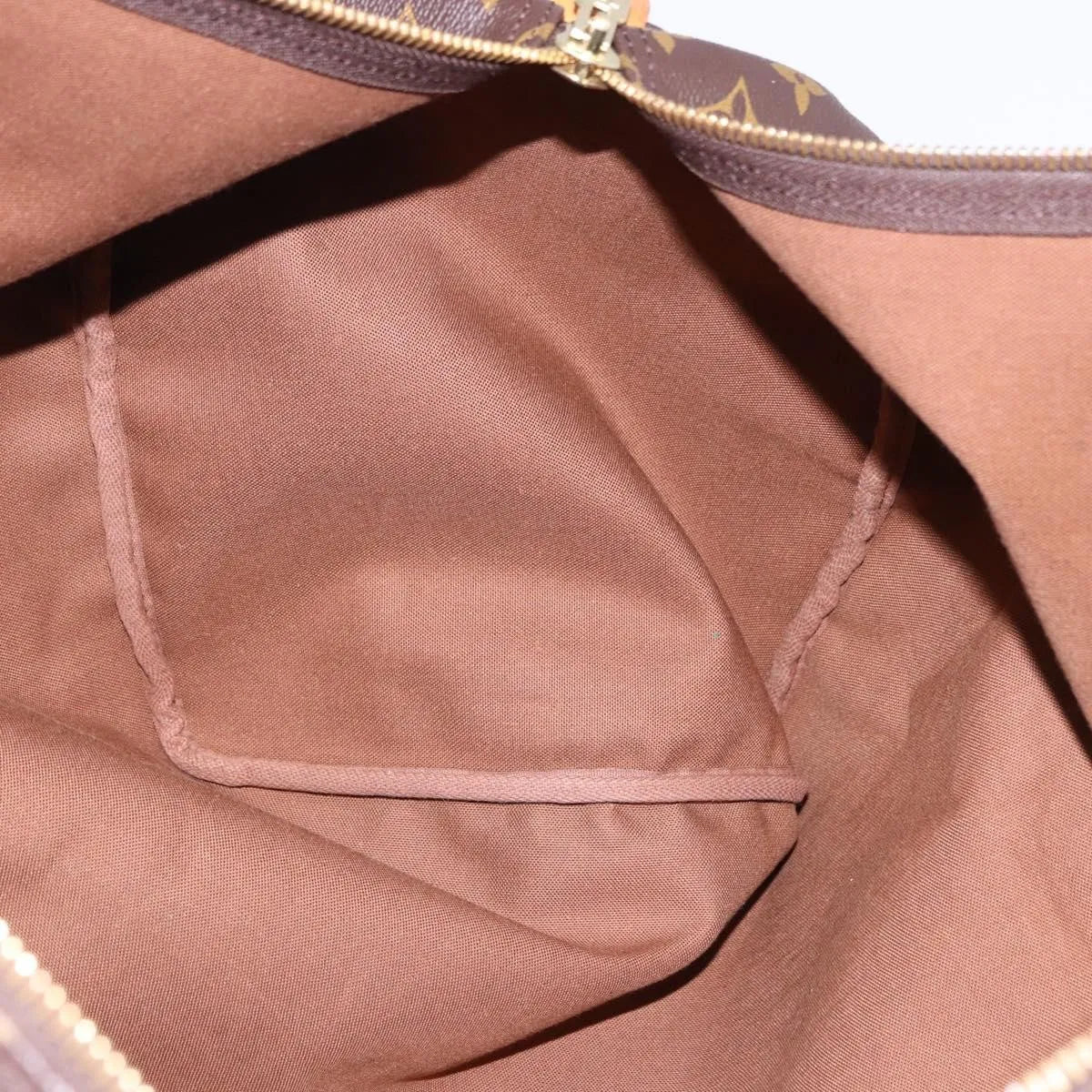Louis Vuitton Keepall Monogram, Brown, Canvas, Travel Bag