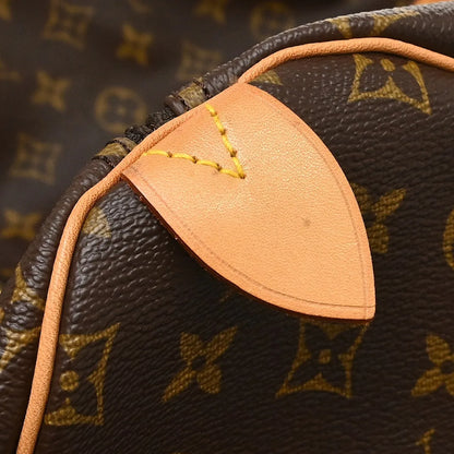 Louis Vuitton Keepall Monogram, Brown, Canvas, Travel Bag