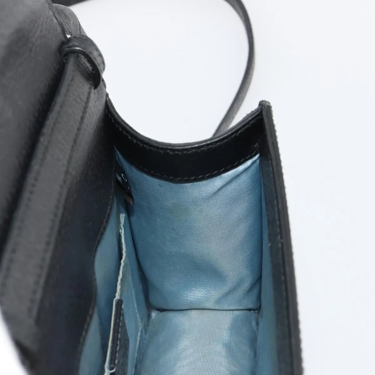 Gucci Sylvie Top Handle Printed Leather, Black, Leather, Handbag