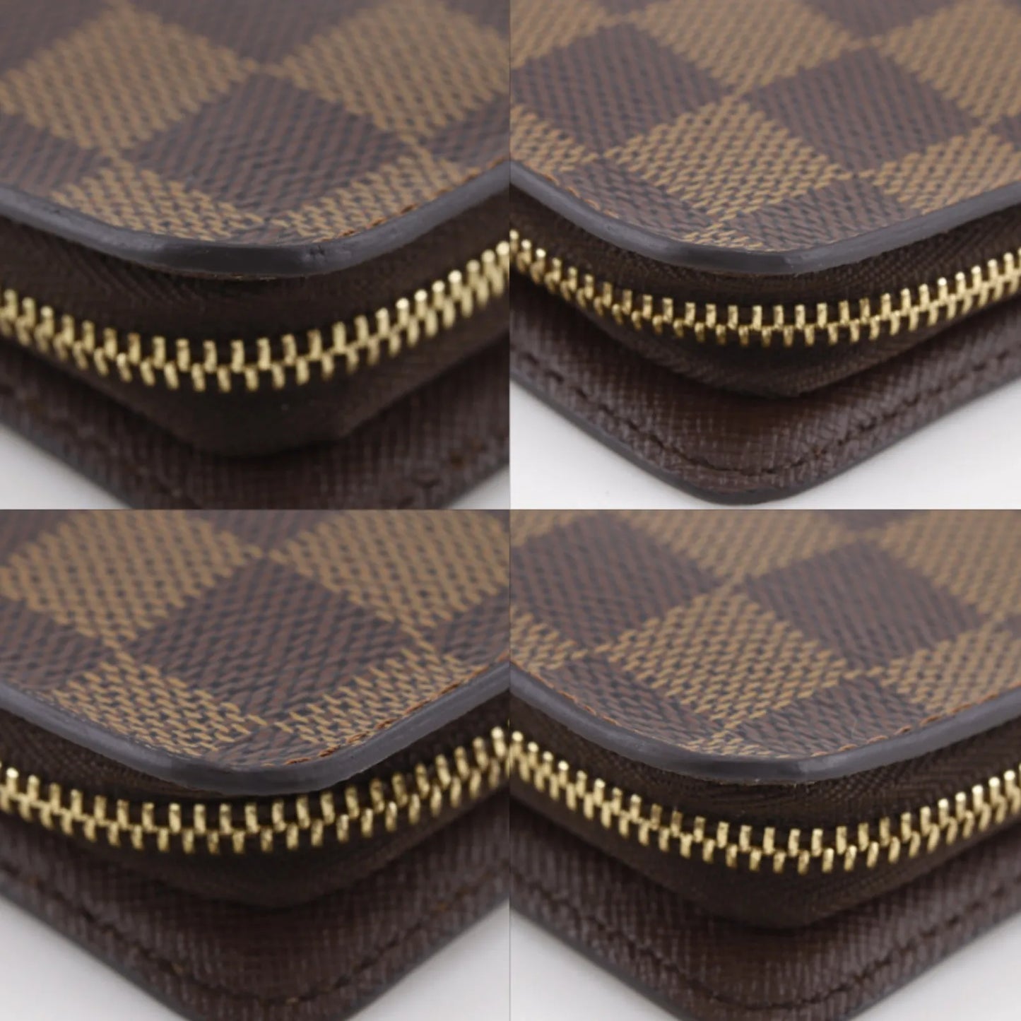 Louis Vuitton Zippy Organizer Damier, Brown, Canvas, Wallet