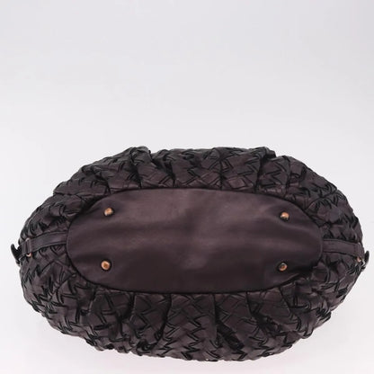 Miu Miu Hobo Woven Leather, Purple, Leather, Handbag