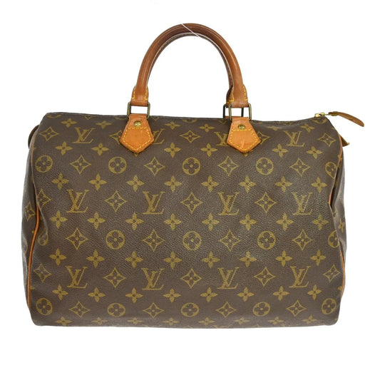 Louis Vuitton Speedy Monogram Canvas, Brown, Canvas, Handbag