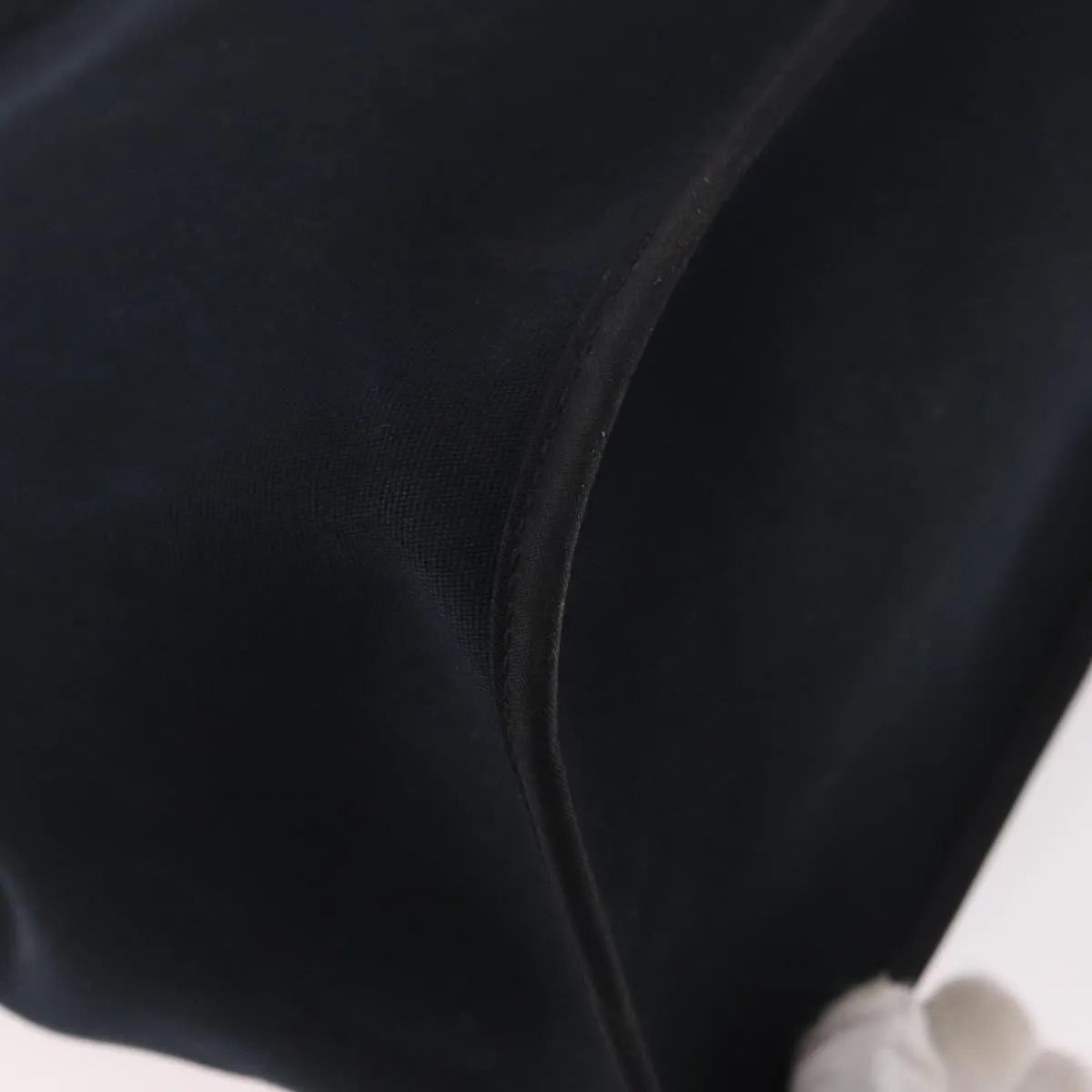 Hermes Cabag Elan Toile and Leather, Black, Canvas, Shoulder Bag
