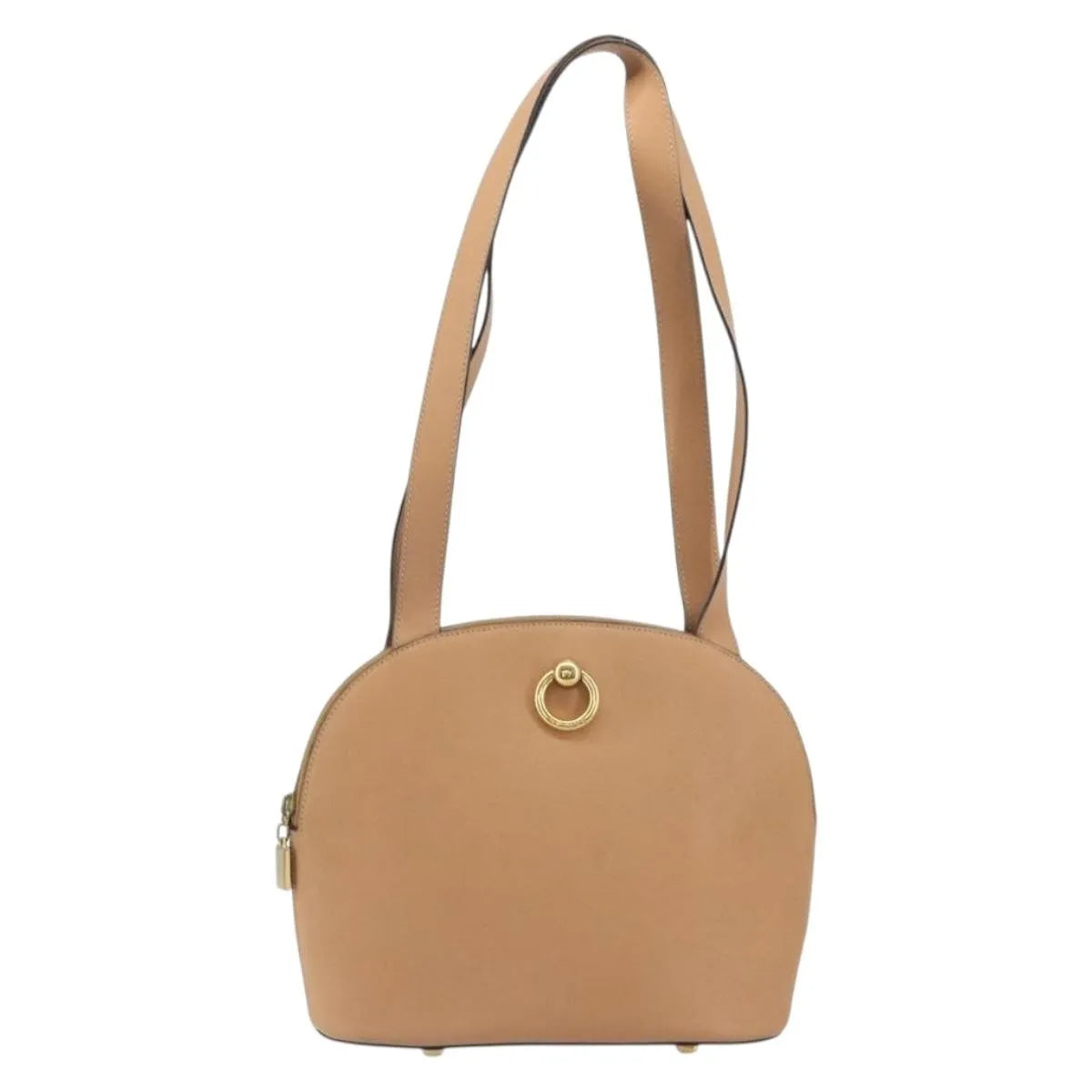 Celine Vintage Leather, Beige, Leather, Shoulder Bag