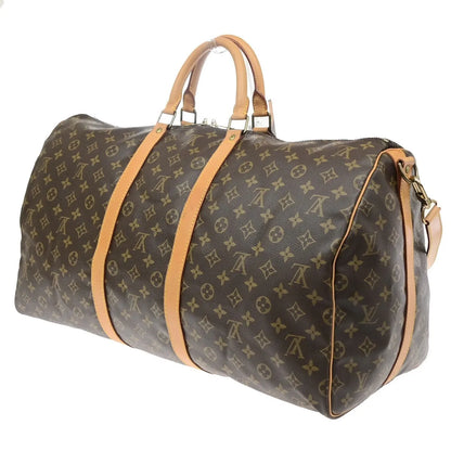 Louis Vuitton Keepall Bandouliere Monogram Canvas, Brown, Canvas, Travel Bag