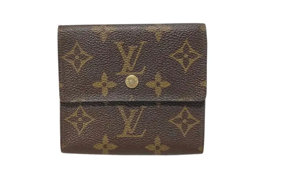 Louis Vuitton Porte Tresor Etui Papiers Monogram Canvas, Brown, Canvas, Wallet