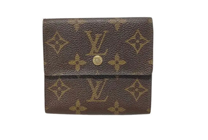 Louis Vuitton Porte Tresor Etui Papiers Monogram Canvas, Brown, Canvas, Wallet