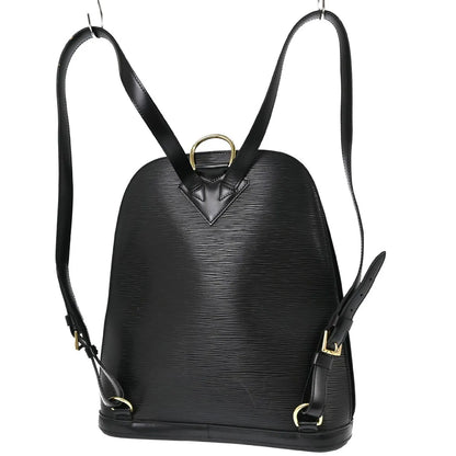 Louis Vuitton Gobelins Epi Leather, Black, Leather, Backpack