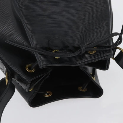 Louis Vuitton Noe Epi Leather, Black, Leather, Shoulder Bag