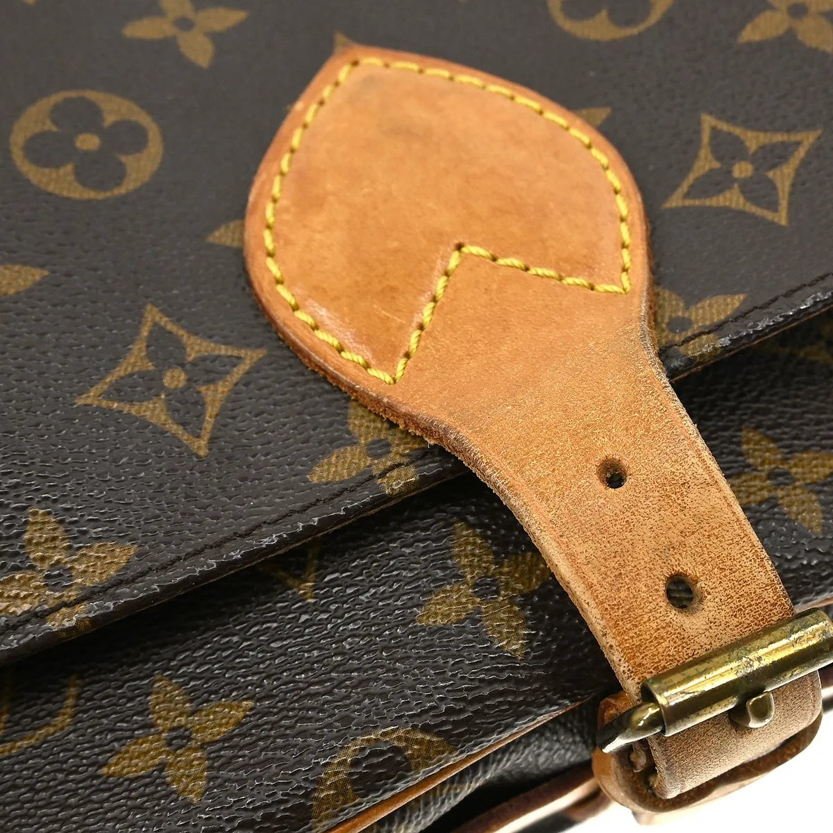 Louis Vuitton Cartouchiere Monogram Canvas, Brown, Canvas, Shoulder Bag