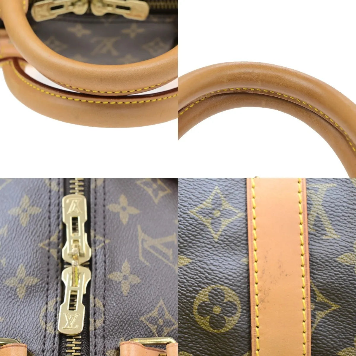 Louis Vuitton Keepall Bandouliere Monogram Canvas, Brown, Canvas, Travel Bag