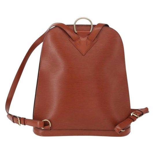 Louis Vuitton Gobelins Epi Leather, Brown, Leather, Backpack