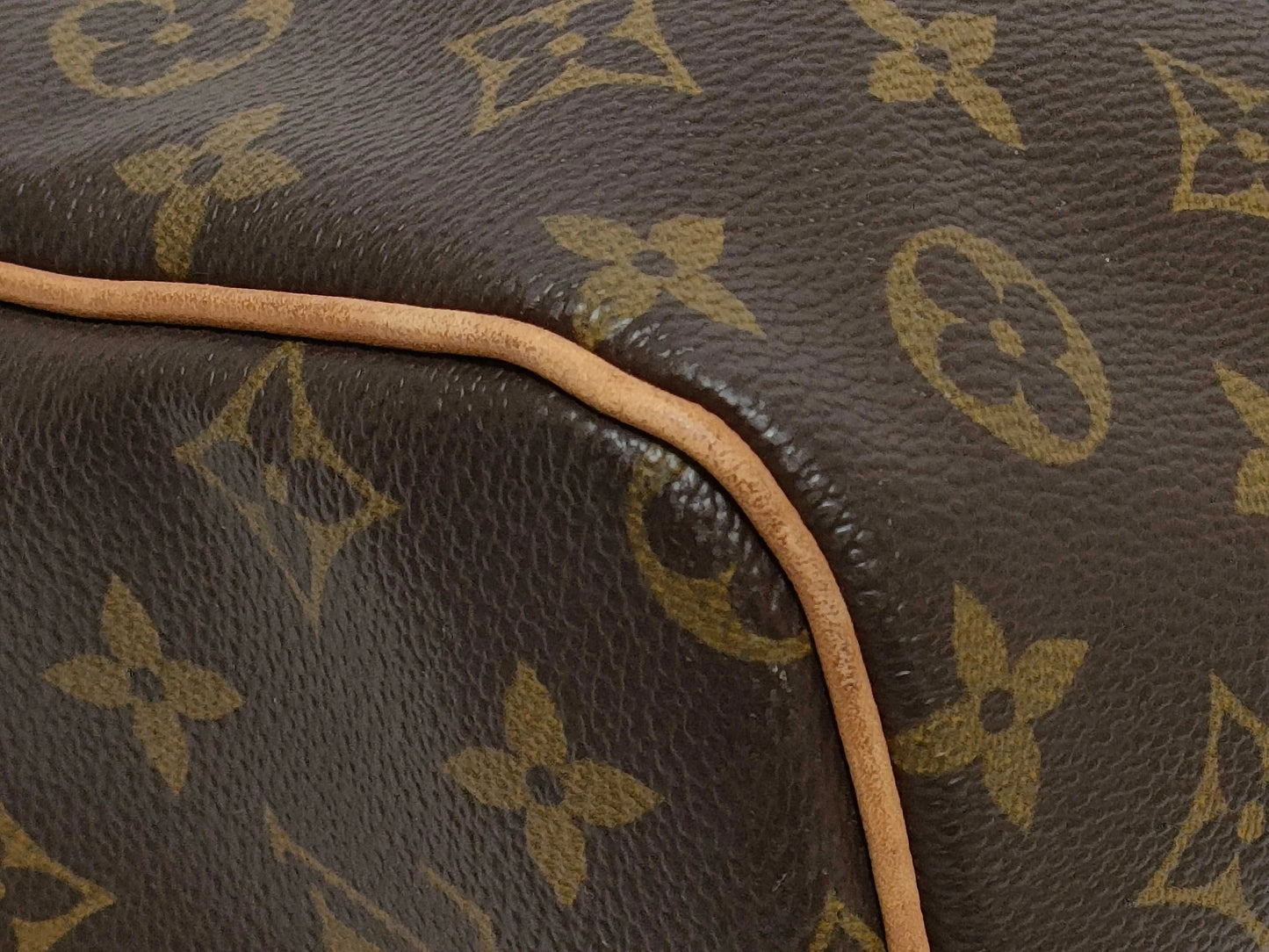 Louis Vuitton Keepall Monogram Canvas, Beige, Canvas, Travel Bag