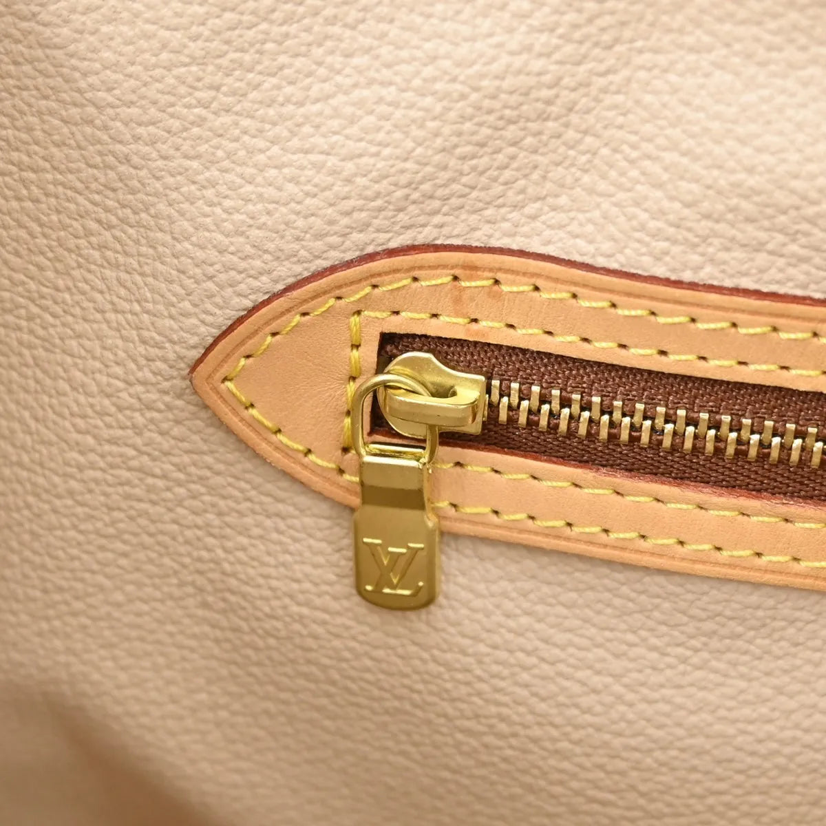 Louis Vuitton Petit Bucket Monogram Canvas, Brown, Canvas, Tote Bag