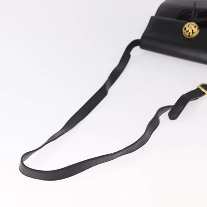 Salvatore Ferragamo Vintage Leather, Black, Leather, Shoulder Bag