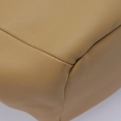 Bottega Veneta Beak Leather, Beige, Leather, Tote Bag
