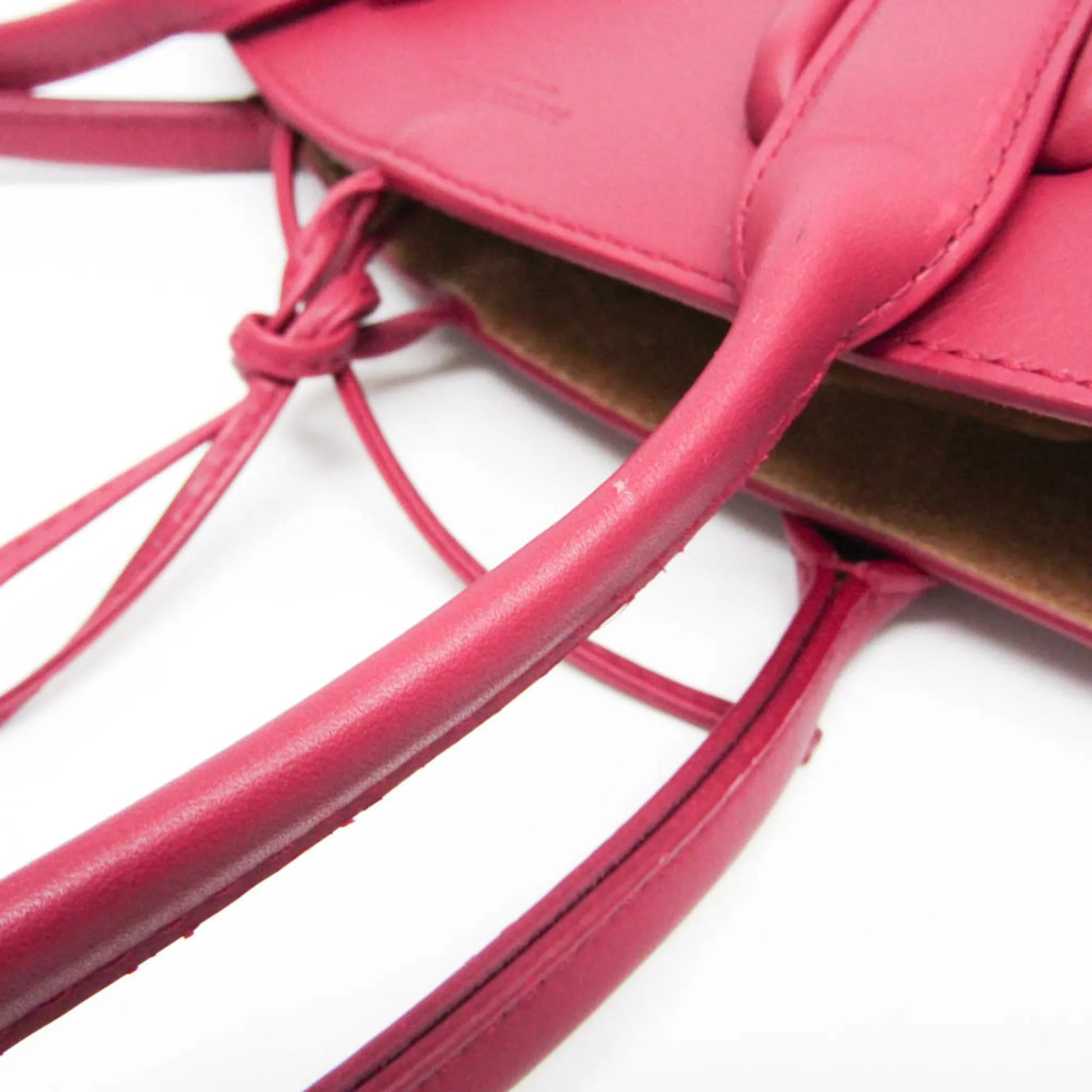 Bottega Veneta Basket Tote Leather, Pink, Leather, Tote Bag