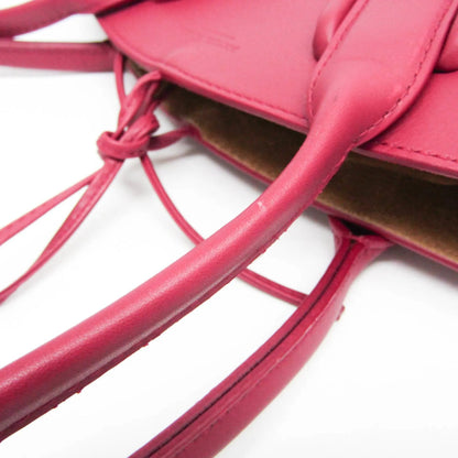Bottega Veneta Basket Tote Leather, Pink, Leather, Tote Bag
