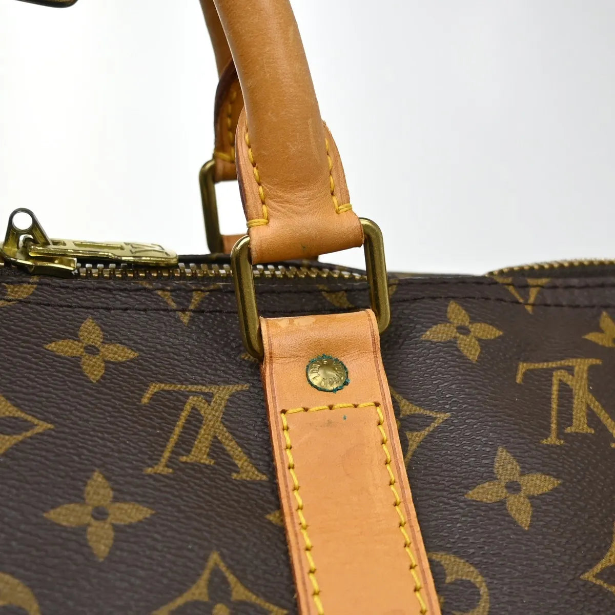 Louis Vuitton Keepall Monogram, Brown, Canvas, Travel Bag