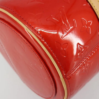 Louis Vuitton Bedford Monogram Vernis, Red, Patent Leather, Handbag