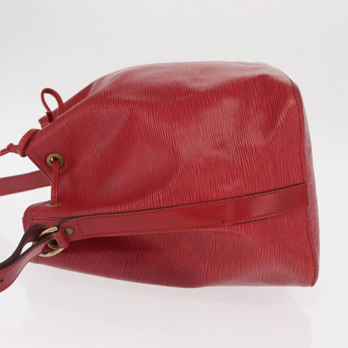 Louis Vuitton Petit Noe Epi Leather, Red, Leather, Shoulder Bag